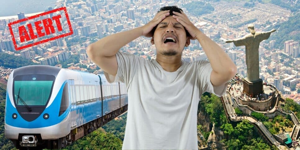 Urgente: Metrô do Rio de Janeiro sofre paralisação vital, fecha 5 estações e emite comunicado às pressas