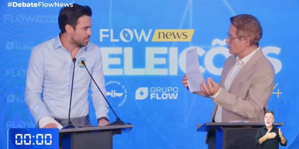 Soco na boca e baixaria: Marçal bate-boca com Tramontina, é expulso e debate acaba em pancadaria