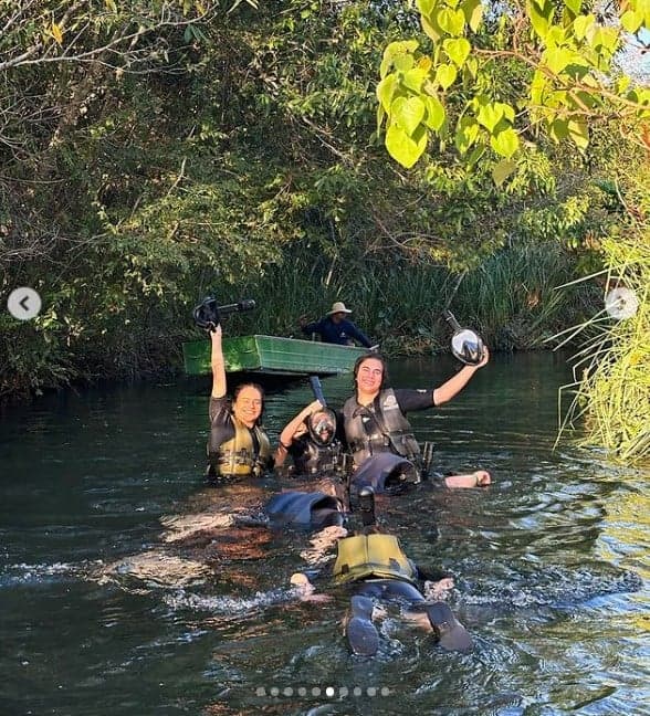 A famosa atriz curtindo férias com os seus herdeiros (Foto: Reprodução/Instagram) A famosa atriz curtindo férias com os seus herdeiros (Foto: Reprodução/Instagram)