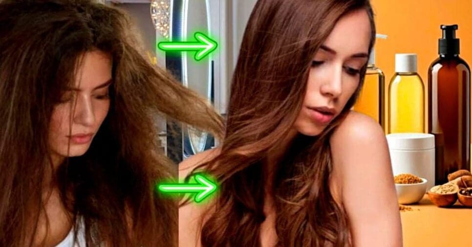 Efeito progressiva: Queratina natural com 2 ingredientes alisa até a raiz do cabelo