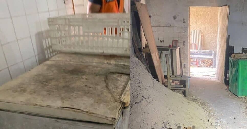 Freezer em situação precária e ambiente impróprio (Foto Reprodução/Montagem/ Lennita/Prefeitura de Maceió) Freezer em situação precária e ambiente impróprio (Foto Reprodução/Montagem/ Lennita/Prefeitura de Maceió)