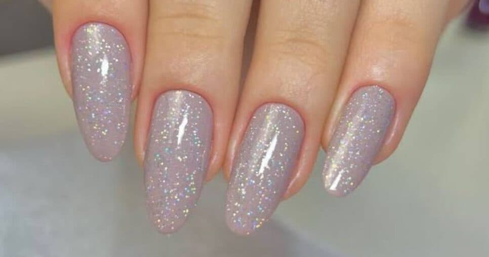 Unha com glitter Unha com glitter