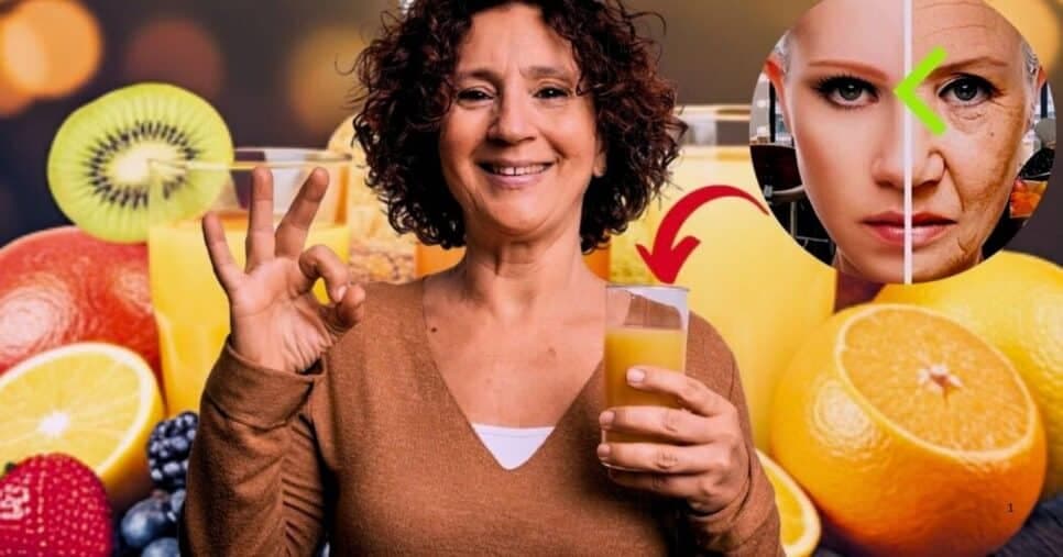 Ativador de colágeno e imunidade no talo: Suco milagroso com laranja +1 salva as 60+ nesse fim de ano