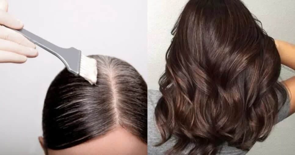 Receita natural caseira restaura a cor preta ao cabelo branco sem química e sem o uso de tinta