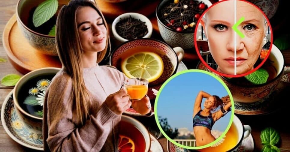 Fonte inesgotável de colágeno: Chá caseiro com 4 ingredientes salvam a pele das 50+ neste verão