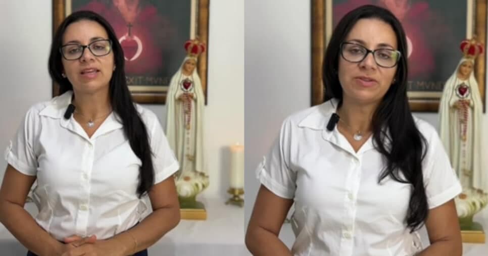 Grávida de Taubate fala sobre mudanças após ser descoberta no Hoje Em Dia da Record (Foto: Reprodução/Montagem) Grávida de Taubate fala sobre mudanças após ser descoberta no Hoje Em Dia da Record (Foto: Reprodução/Montagem)