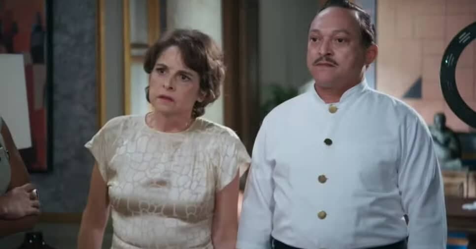 Sebastian é desmascarado e revela paixão por Joyce em Volta Por Cima (Foto: TV Globo) Sebastian é desmascarado e revela paixão por Joyce em Volta Por Cima (Foto: TV Globo)