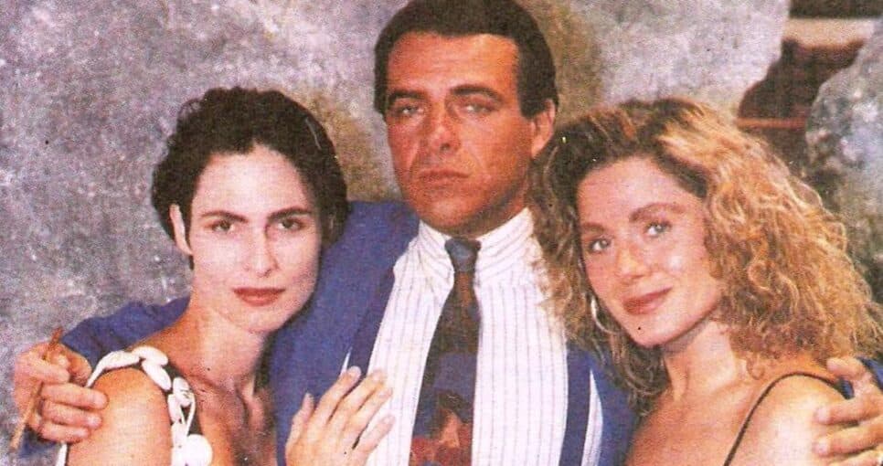 Silvia Pfeiffer, Mário Gomes e Vera Fischer em Perigosas Peruas (Foto: Reprodução/ Divulgação, Globo)