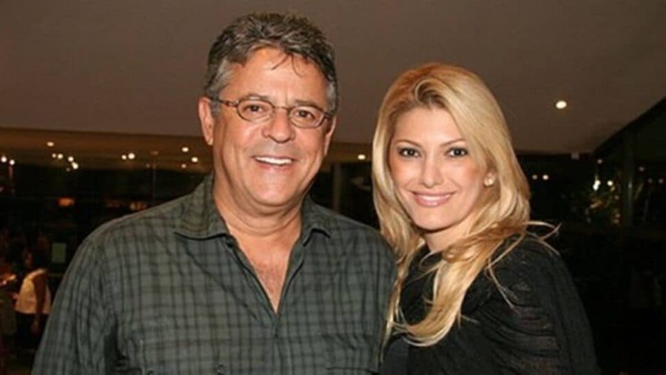 O saudoso ator e diretor Marcos Paulo e sua então esposa (Foto: Reprodução/ Extra, Arquivo)