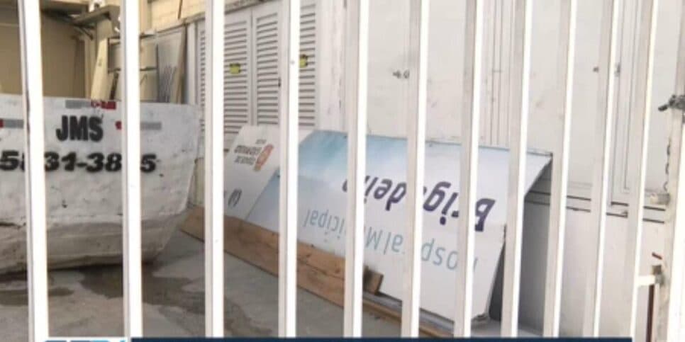 Hospital Bela Vista acabou sendo interditado (Foto Reprodução/SPTV)