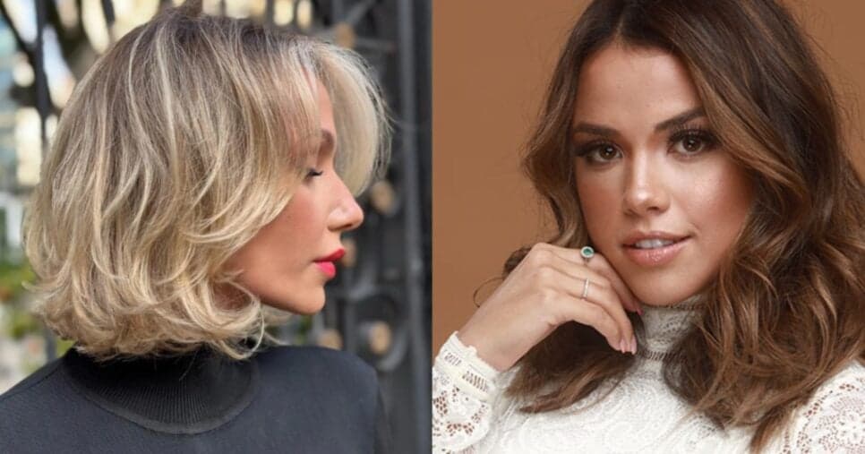 Blunt Bob com camadas - Foto: Montagem Blunt Bob com camadas - Foto: Montagem