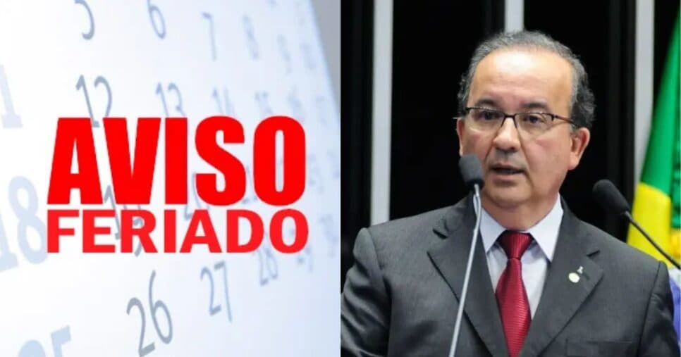 Jorginho Mello ciente: Feriado é informado segunda (23) em cidade de SC