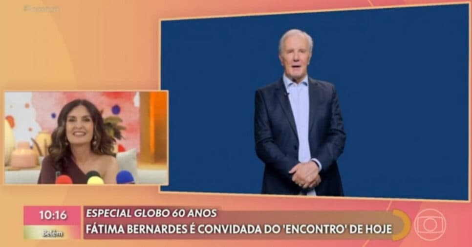 Jornalista relembra passado com veterana da Globo (Foto: Reprodução/Globo) Fátima Bernardes Jornalista relembra passado com veterana da Globo (Foto: Reprodução/Globo) Fátima Bernardes