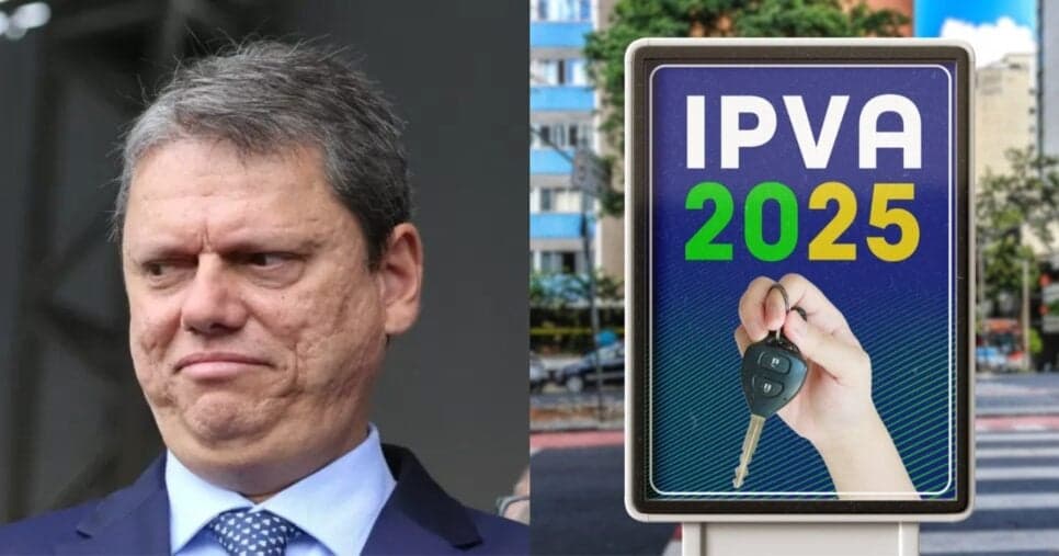 Tarcísio de Freitas sanciona lei em SP e isenta novo grupo do pagamento do IPVA em 2026
