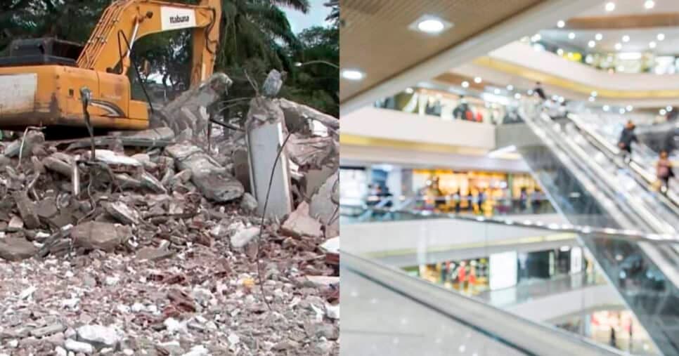 A demolição de shopping multimilionário no RJ e cariocas surpresos