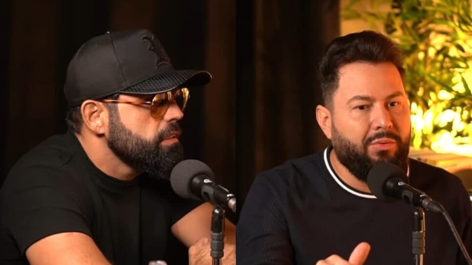 A dupla sertaneja Diego e Arnaldo, em entrevista exclusiva no canal de André Piunti (Foto: Reprodução/ YouTube/ Montagem) A dupla sertaneja Diego e Arnaldo, em entrevista exclusiva no canal de André Piunti (Foto: Reprodução/ YouTube/ Montagem)