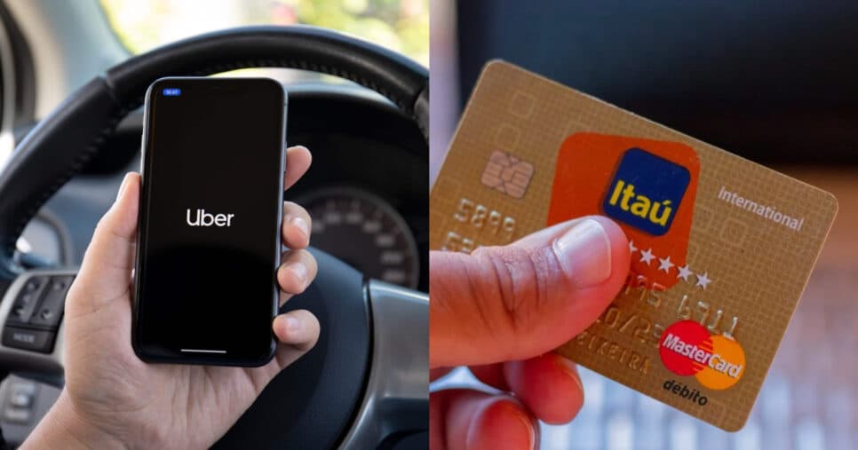 Benefício em cartão Itaú garante viagem de graça na Uber em 2025