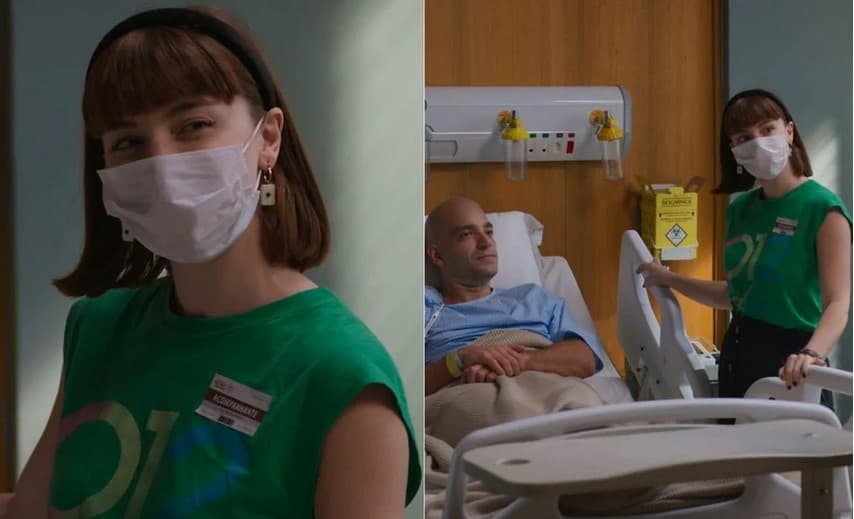 Solange (Alice Wegmann) apareceu sem barriga ao lado de Afonso (Humberto Carrão) em Vale Tudo (Foto: Reprodução / Globo) Solange (Alice Wegmann) apareceu sem barriga ao lado de Afonso (Humberto Carrão) em Vale Tudo (Foto: Reprodução / Globo)