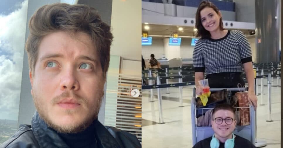 Pedro Malta com a esposa (Foto: Instagram)