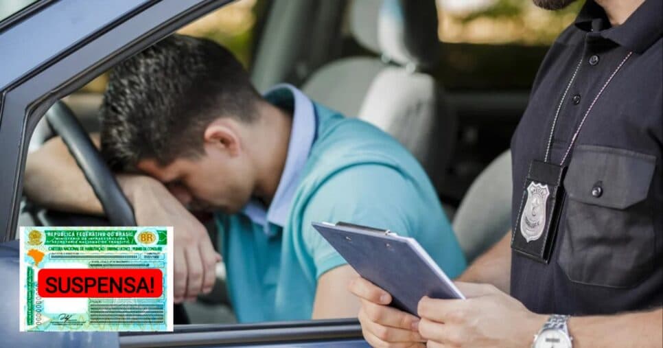 CNH suspensa: Lei de trânsito em vigor em 2025 arranca documento dos motoristas por 4 atitudes