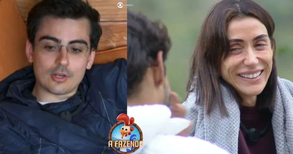 Dudu Camargo derruba sigilo e fala sobre divórcio de Michelle Barros em A Fazenda 17: "De boca aberta"