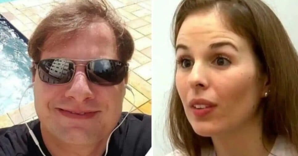 Suzane Von Richthofen casou com o médico Felipe Zecchini Muniz (Foto: Reprodução / YouTube/Domingo Espetacular) Suzane Von Richthofen casou com o médico Felipe Zecchini Muniz (Foto: Reprodução / YouTube/Domingo Espetacular)