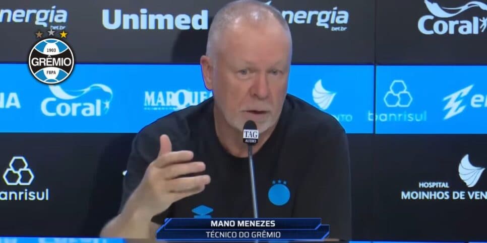 Grêmio recebe proposta de R$75M para vender atacante e Mano Menezes é informado hoje (9)