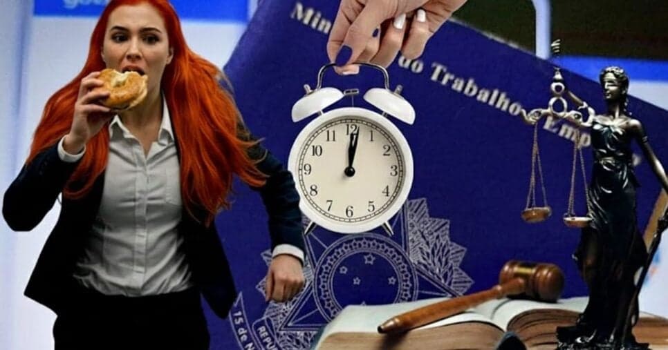 Nada de 1h de almoço: Lei trabalhista informa CLTs com direito a apenas 15 minutos