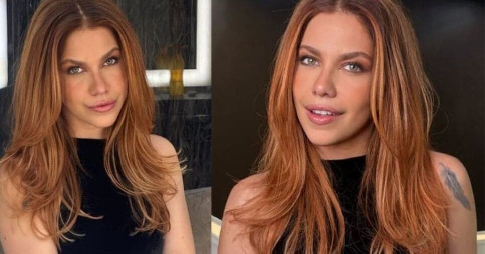 Thais Müller de visual novo e ruiva (Foto Reprodução/Montagem/Instagram/@mullerthais) Thais Müller de visual novo e ruiva (Foto Reprodução/Montagem/Instagram/@mullerthais)
