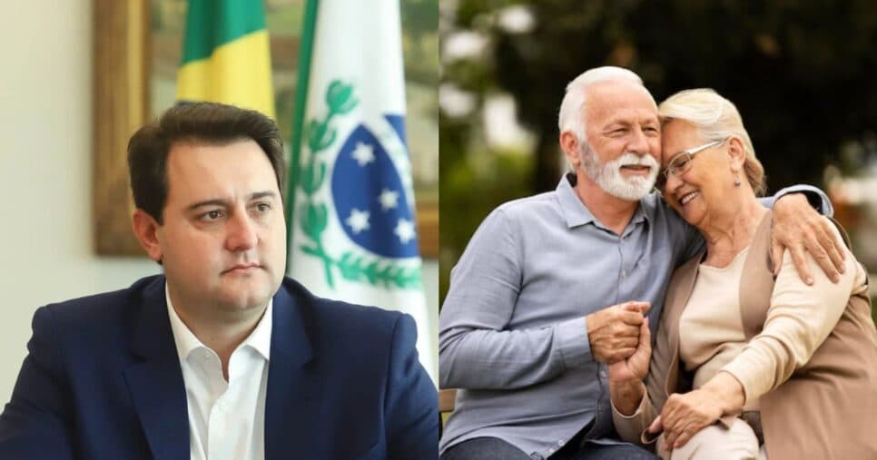 Nova lei decretada por Ratinho Jr. no Paraná garante auxílio extra de R$ 810 as famílias com idosos em 2026