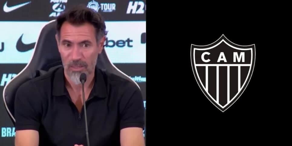 Domínguez deixa meia de R$90M fora no Atlético-MG e cumpre promessa