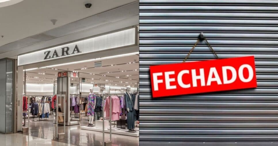 Falência? Dona da Zara anuncia fechamento de 136 lojas físicas e confirma reviravolta