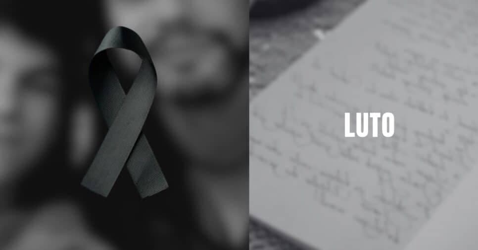 Ex de famoso morto surge em luto em carta aberta: "Completamente despedaçado"