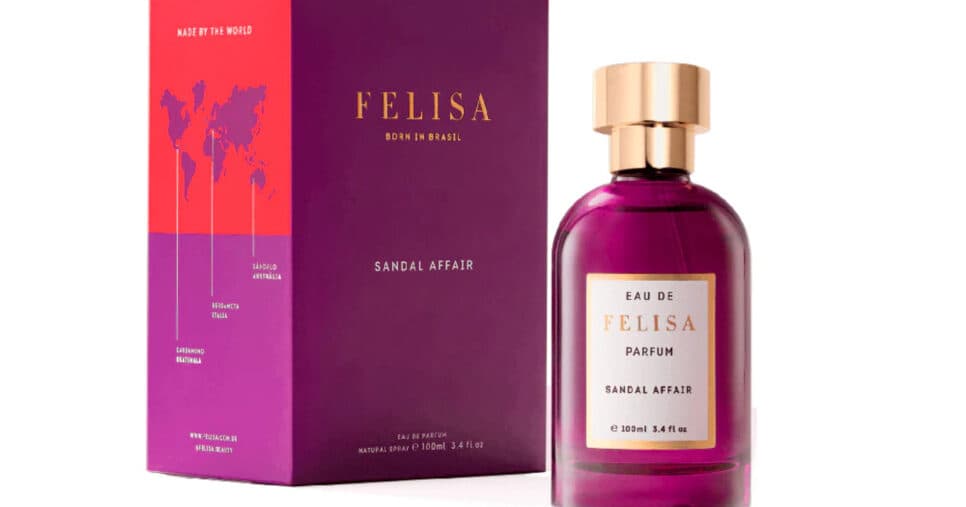 Sandal Affair, Felisa, outro perfume fenomenal (Foto: Divulgação) Sandal Affair, Felisa, outro perfume fenomenal (Foto: Divulgação)