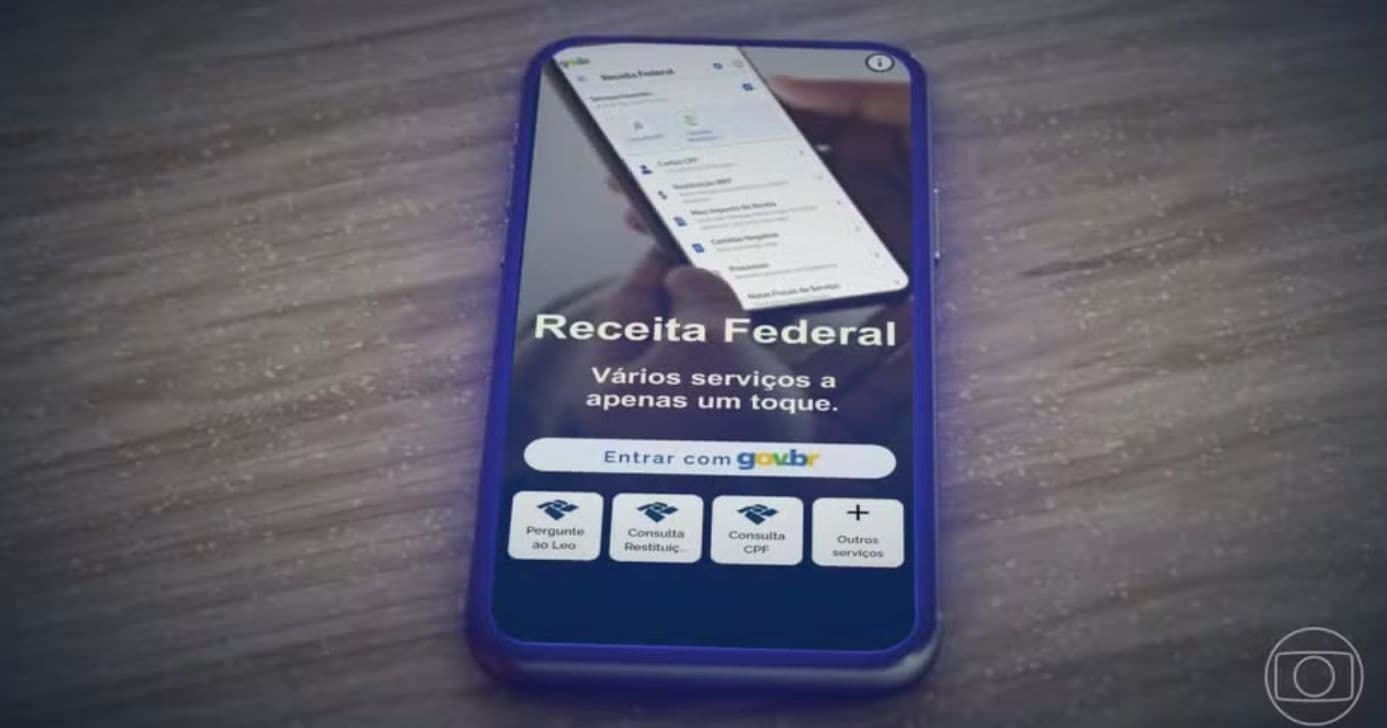 Aplicativo Receita Federal (Foto: Reprodução / Globo) Aplicativo Receita Federal (Foto: Reprodução / Globo)