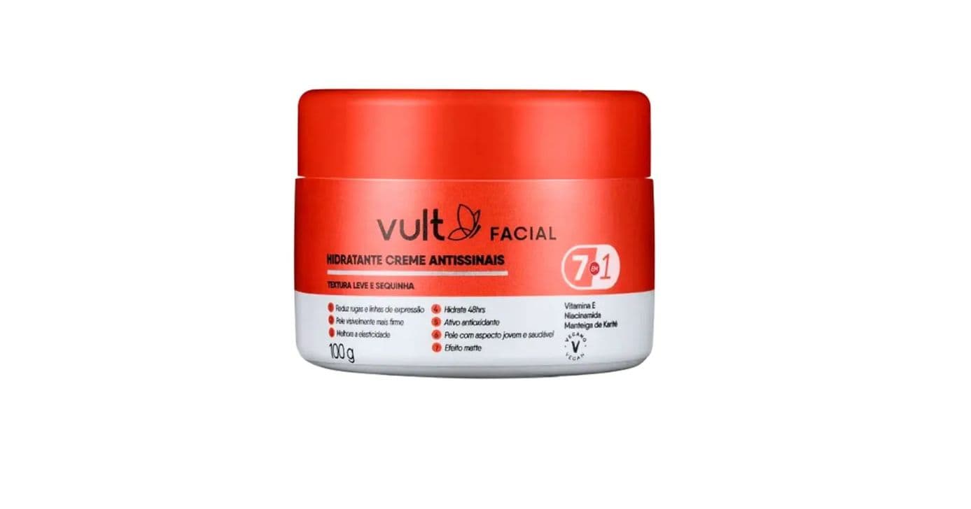 Creme Facial Hidratante Antissinais 7 em 1 (Foto: Vult)
