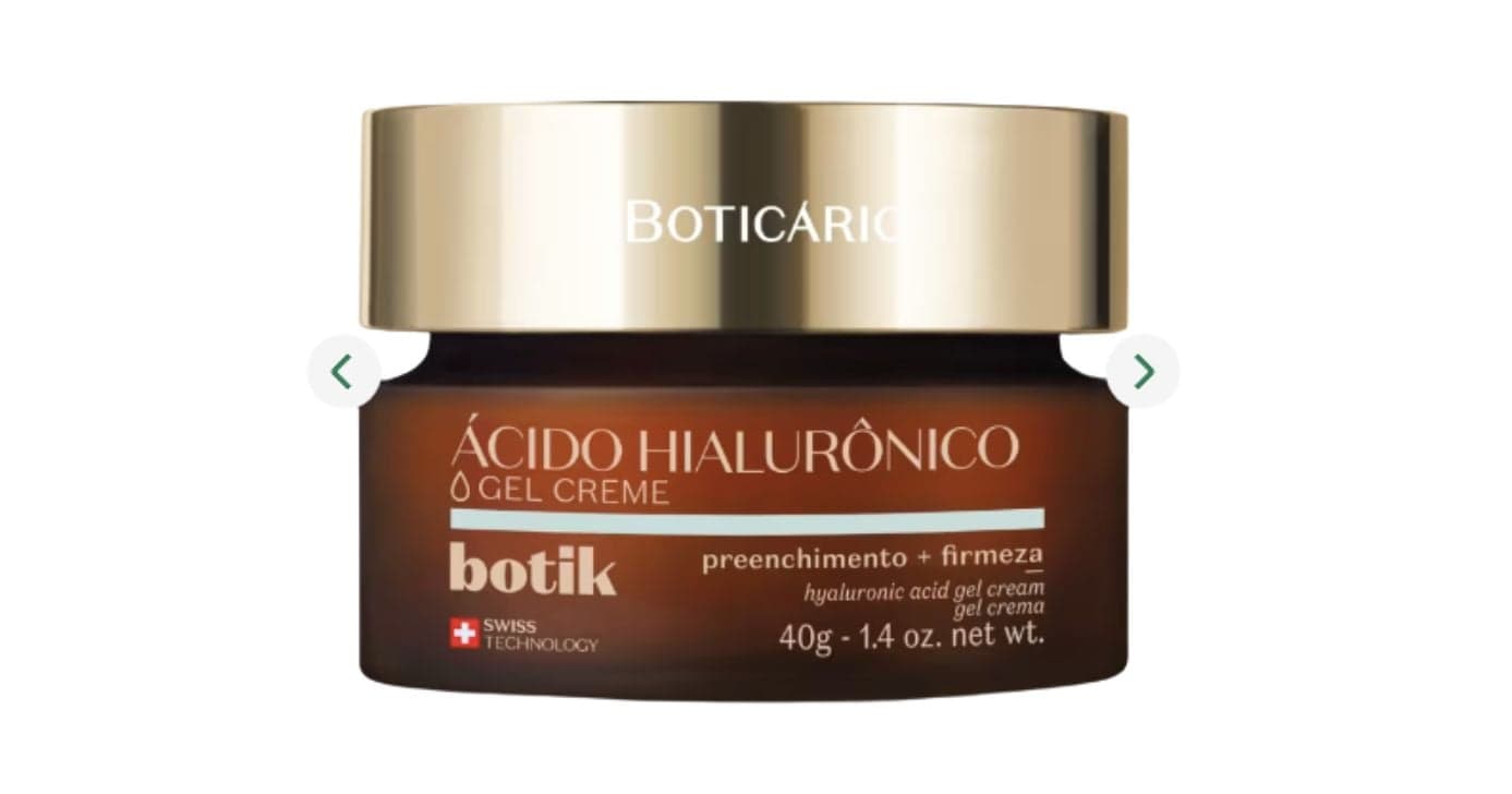Gel Creme Facial Firmador Ácido Hialurônico Botik (Foto: O Boticário)