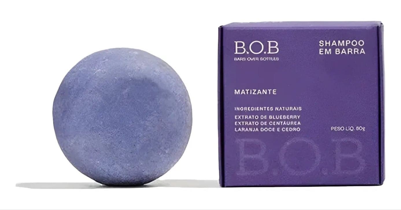 Shampoo em Barra Matizante da B.O.B (Foto: Reprodução/Internet) Shampoo em Barra Matizante da B.O.B (Foto: Reprodução/Internet)