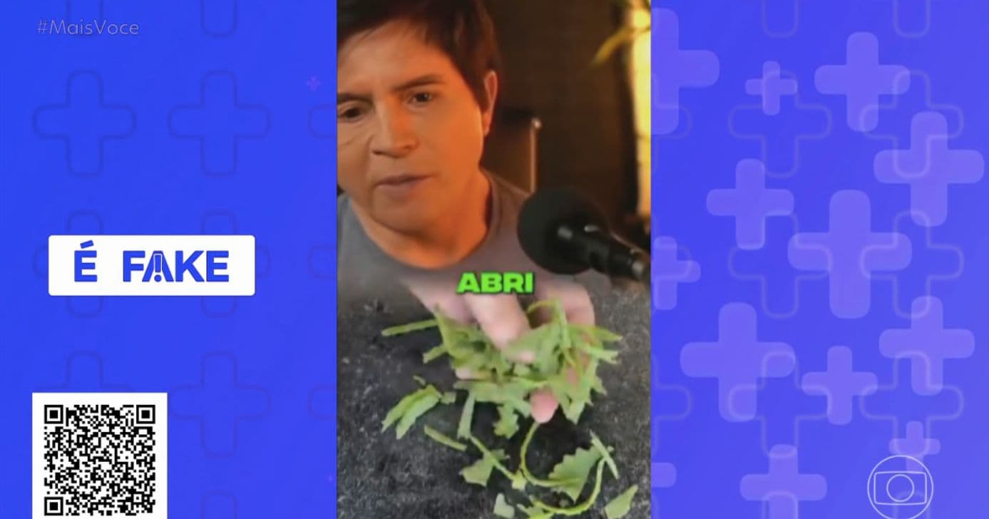Vídeo falso de Xororó (Foto: Reprodução / Globo)