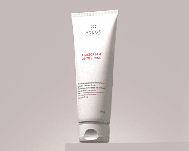 Creme para estrias Elastcream da Adcos (Foto Reprodução) Creme para estrias Elastcream da Adcos (Foto Reprodução)