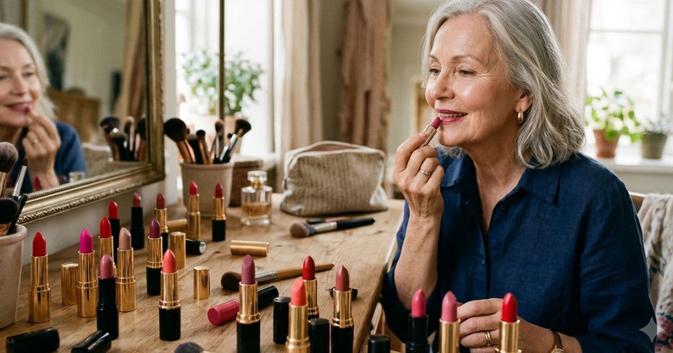 Disfarçam até as rugas mais profundas: 3 batons para mulheres maduras que valorizam o rosto