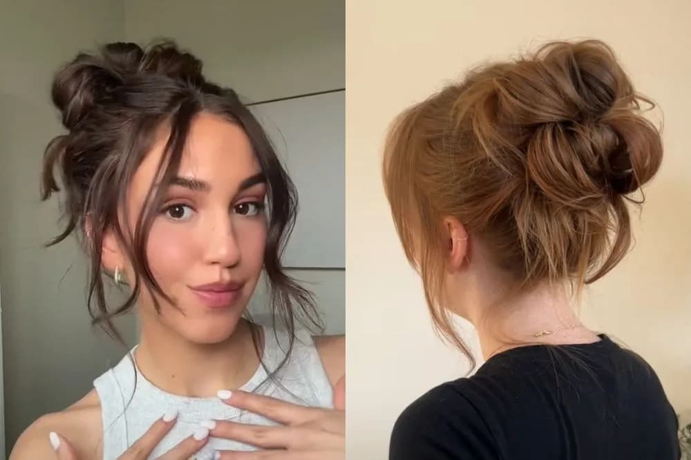Penteado Coque Alto (Bagunçadinho) Penteado Coque Alto (Bagunçadinho)