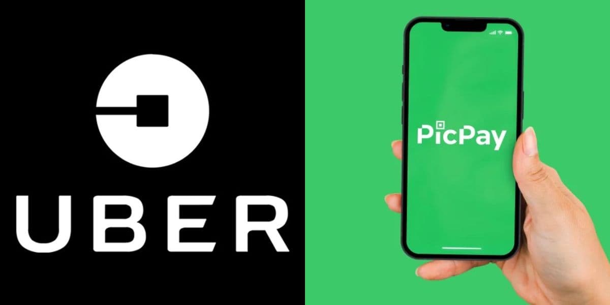 Uber com 10% de cashback a partir do PicPay (Reprodução: Montagem TV Foco)