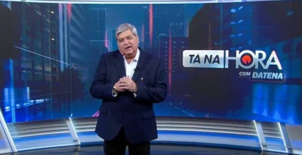 Datena se demitiu e acabou contratado por outro canal (Foto: Reprodução SBT) Datena se demitiu e acabou contratado por outro canal (Foto: Reprodução SBT)