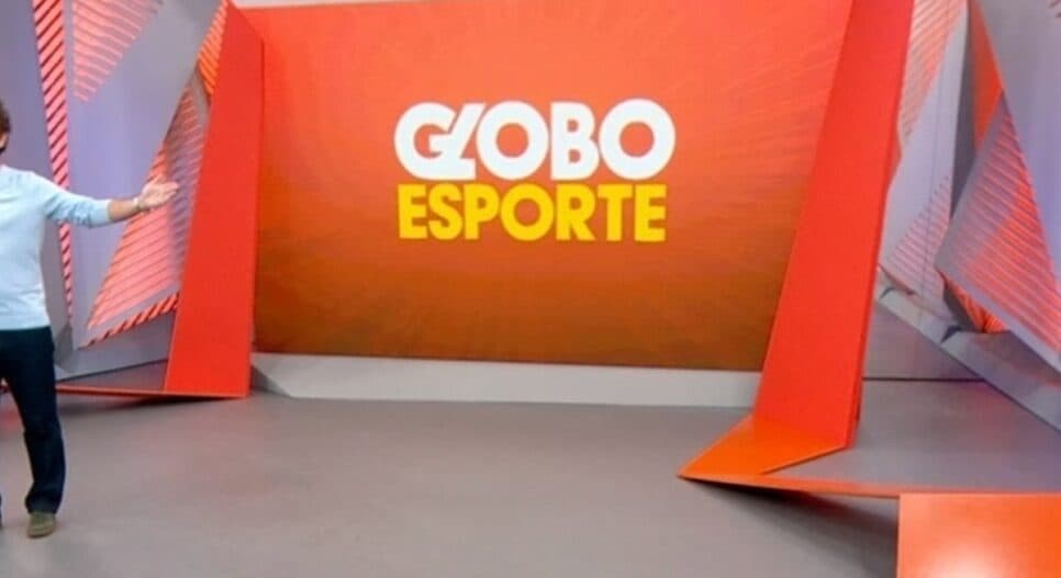 Palco/ Cenário do programa Globo Esporte (Foto: Reprodução) Palco/ Cenário do programa Globo Esporte (Foto: Reprodução)