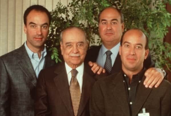 Família Marinho, donos da Globo, no ano de 2013 Família Marinho, donos da Globo, no ano de 2013
