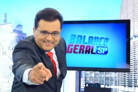 Geraldo volta ao comando do Balanço Geral da Record (Foto: Reprodução) Geraldo volta ao comando do Balanço Geral da Record (Foto: Reprodução)