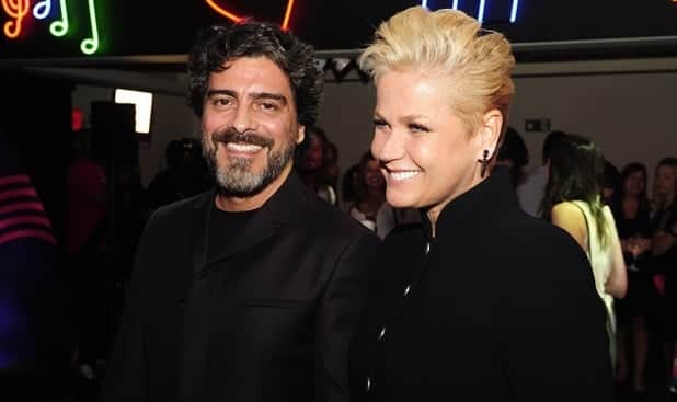 Junno Andrade e Xuxa no lançamento de "Boogie Oogie" no ano passado; ator se prepara para "Escrava Mãe" (Foto: Globo / Estevam Avellar) Junno Andrade e Xuxa no lançamento de "Boogie Oogie" no ano passado; ator se prepara para "Escrava Mãe" (Foto: Globo / Estevam Avellar)