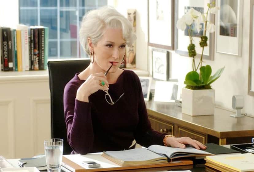 Meryl Streep no filme O Diabo Veste Prada (Foto: Divulgação) Meryl Streep no filme O Diabo Veste Prada (Foto: Divulgação)