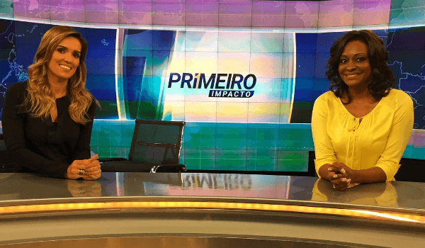 Karyn Bravo e Joyce Ribeiro no comando do "Primeiro Impacto" (Foto: Reprodução/Instagram) Silvio Santos Karyn Bravo e Joyce Ribeiro no comando do "Primeiro Impacto" (Foto: Reprodução/Instagram) Silvio Santos